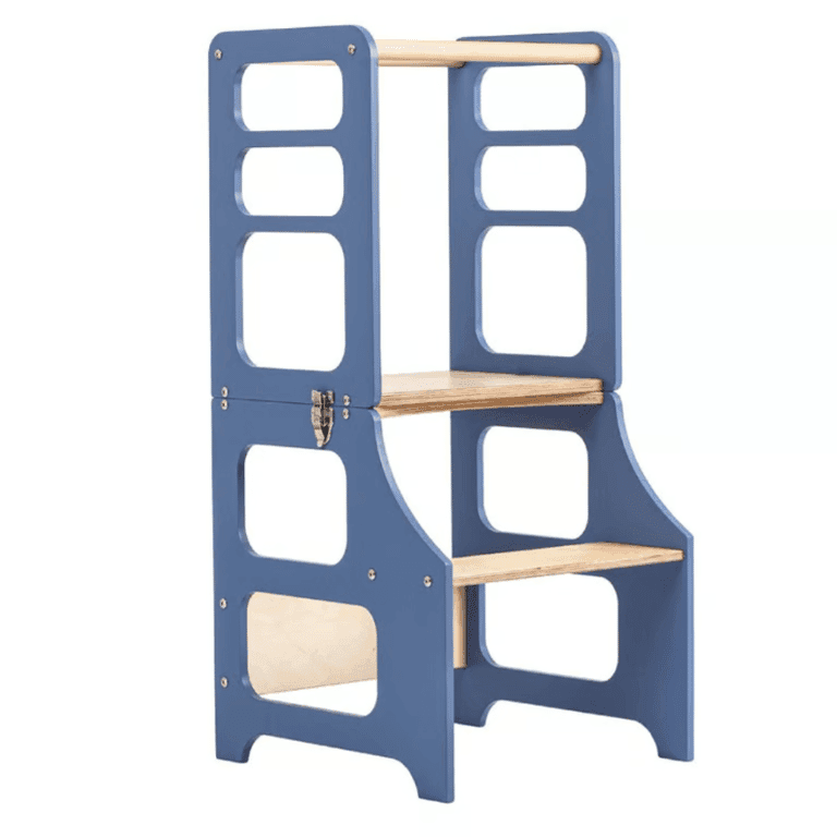 Duck Woodworks Torre per Bambini Convertibile Blu