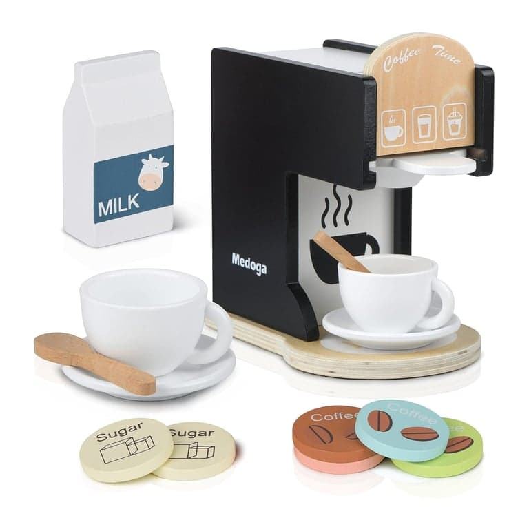 Medoga Coffee Machine Toy Black