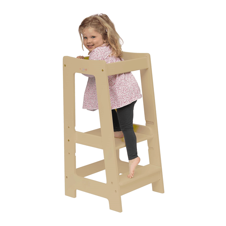 Stepup Baby Toddler Tower Varnished