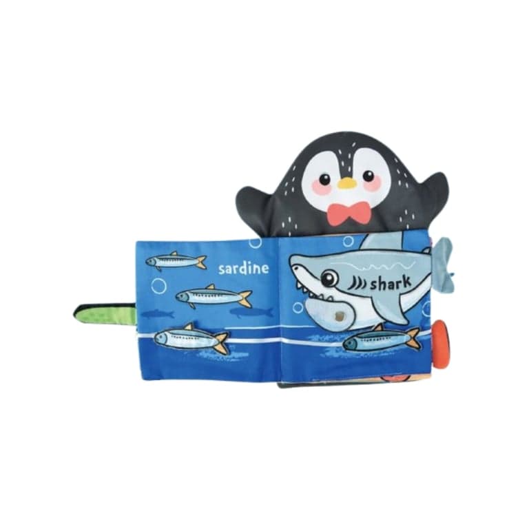 Clever Toys Box Baby Cloth Book Sea