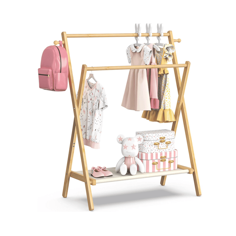 BAMBOOHOMIE Kids Clothing Rack