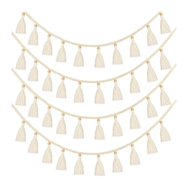 Tatuo Macrame Tassel Garland 37.4 Inches