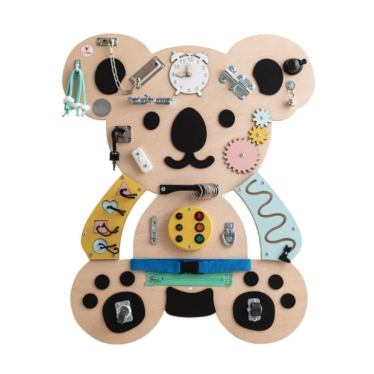 Foxy Family Busy Board Henry il Koala Senza Nome Con Supporto