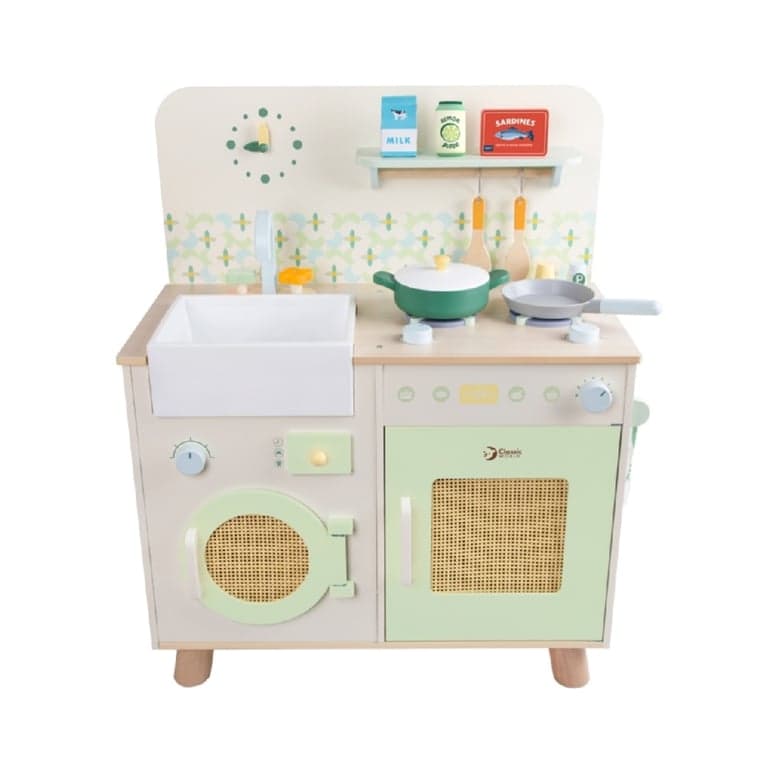Classic World Cucina Giocattolo con Lavatrice e Accessori