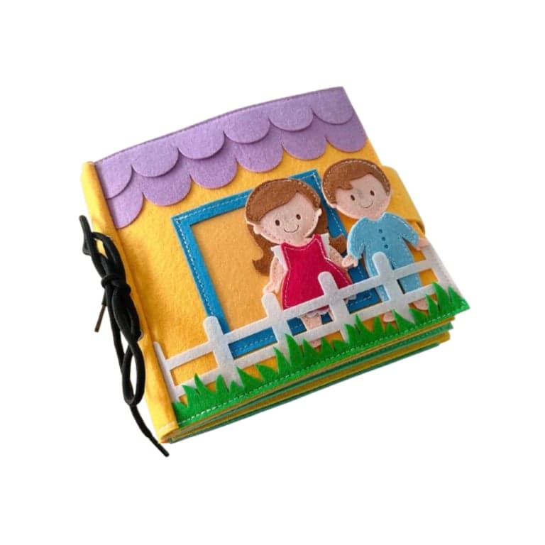 Wondertivity Personalised Home Sweet Home Busy Book and Princess Clothing Pack