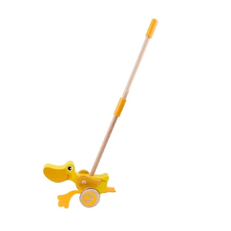 Classic World Giocattolo da Spingere Anatra