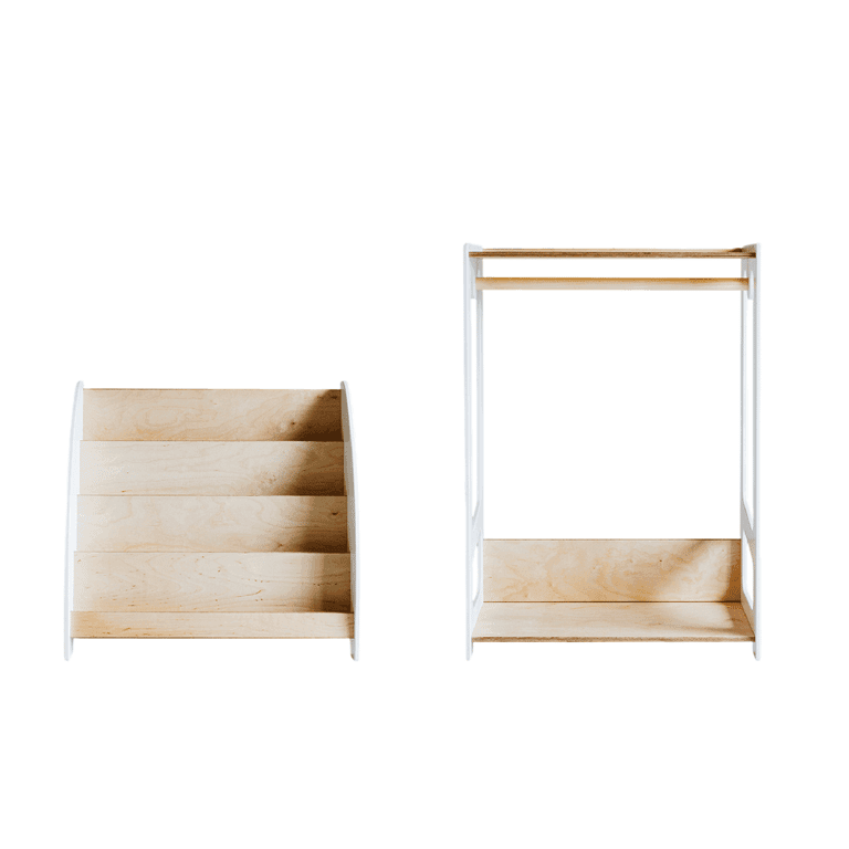 Weco Appendiabiti e Libreria Set Bianco