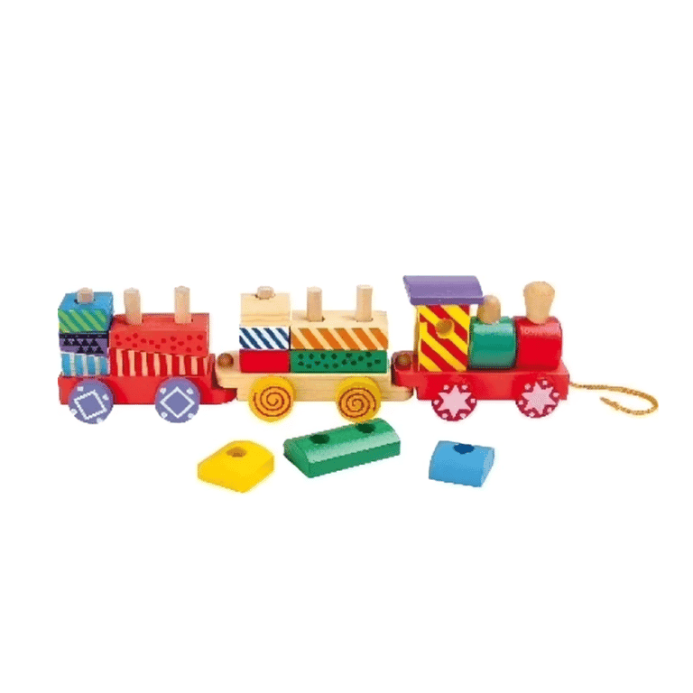 Small Foot Treno di Legno con Blocchi