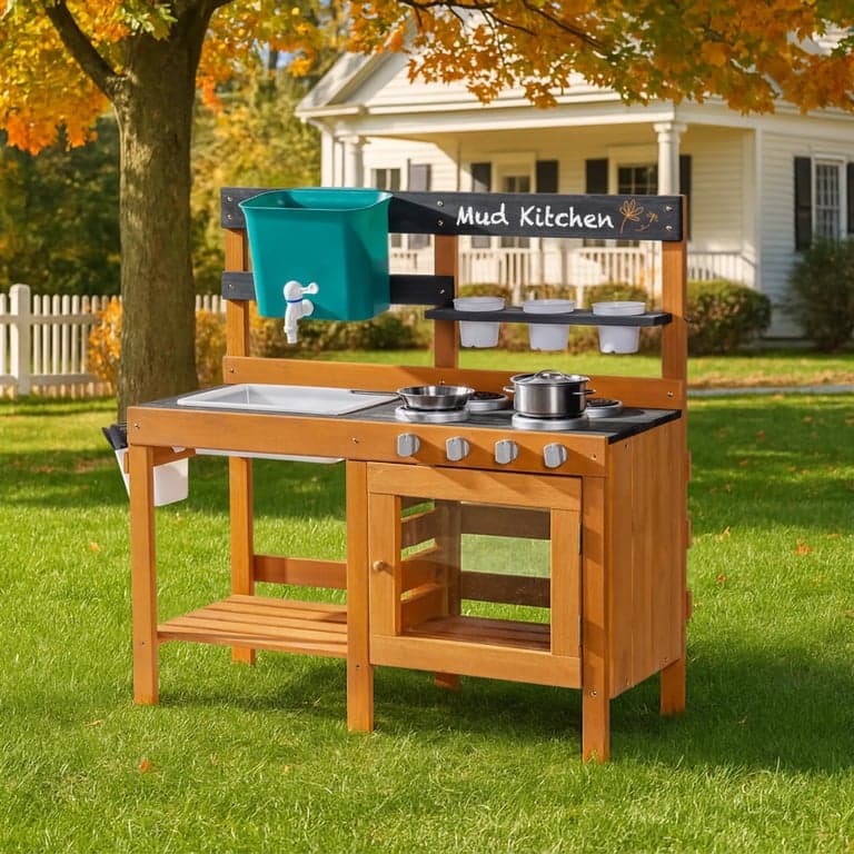 ROBUD Cucina di Fango con Gioco d'Acqua Reale