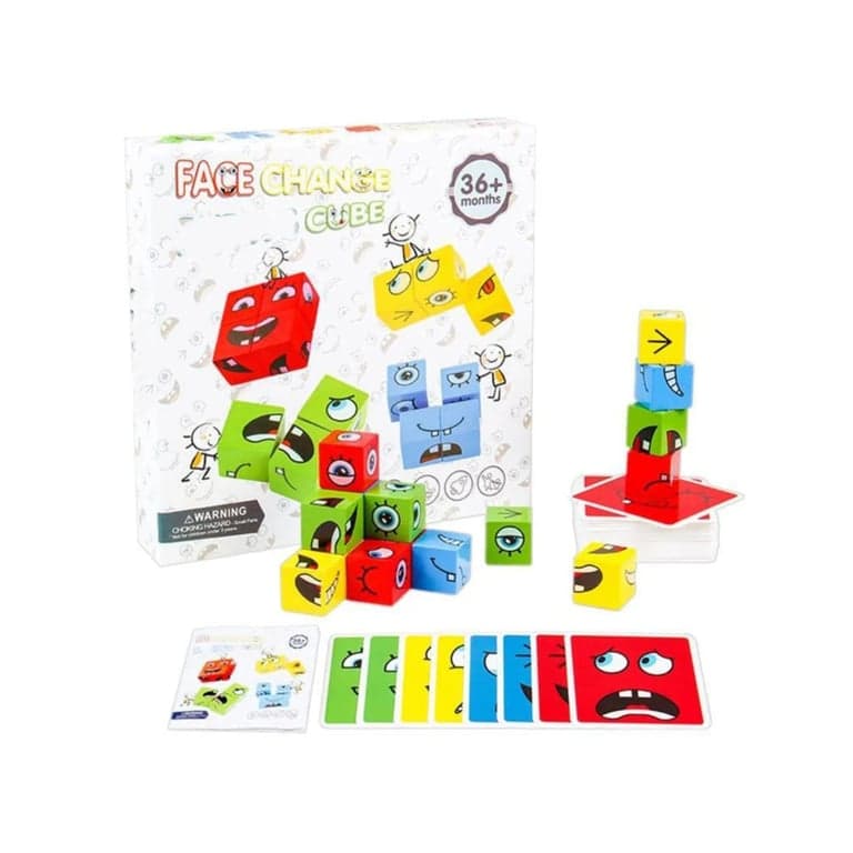 Clever Toys Box Face Change Cube Puzzle