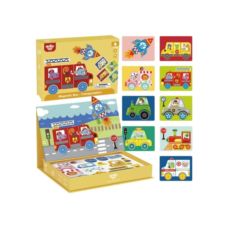 Tooky Toy Puzzle Magnetico Trasporti