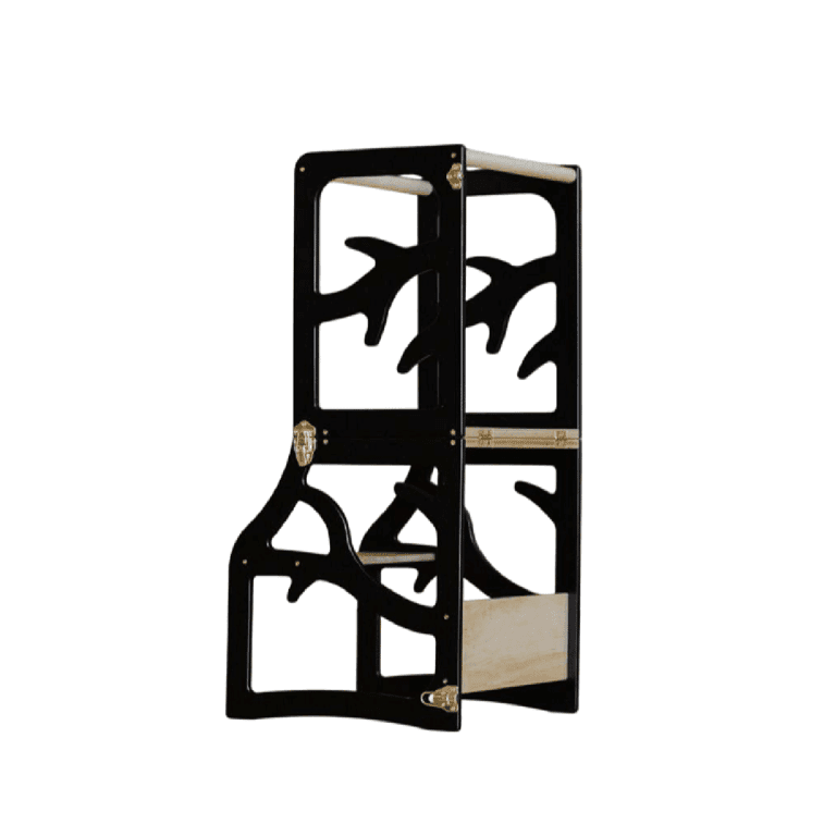 Weco 2-in-1 Design ad Albero Torre da Cucina Nero