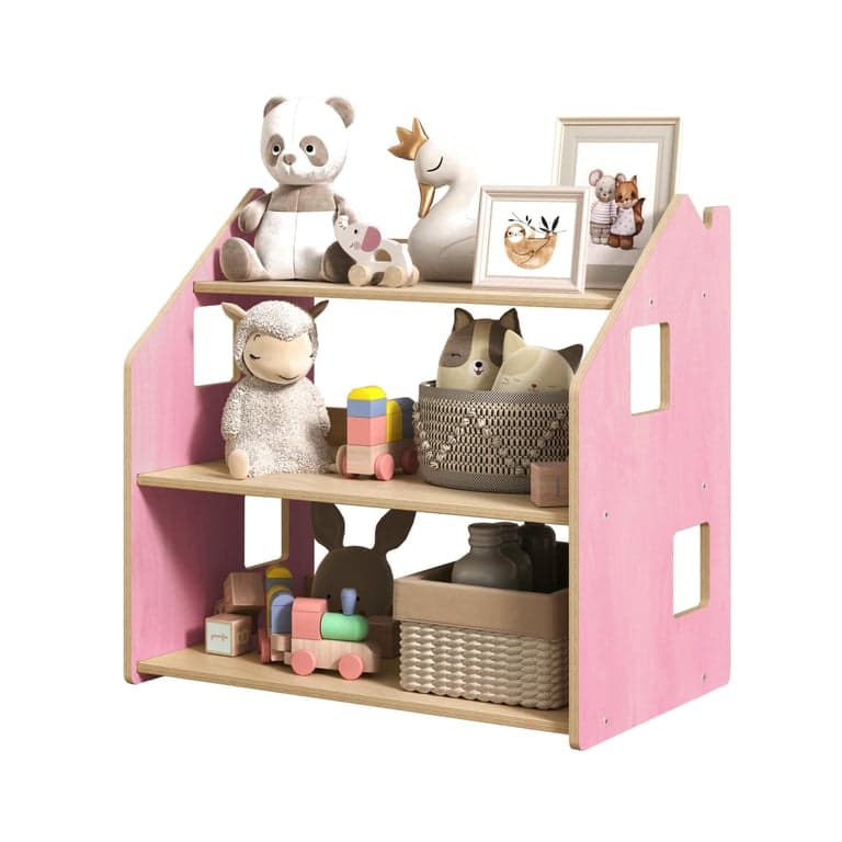 Busy Kids Contenitore per Giocattoli Rosa
