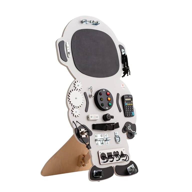 Foxy Family Busy Board Jan l'Astronauta Senza Nome Con Supporto