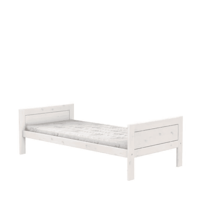 LIFETIME Kidsroom Letto singolo 90 x 200 cm Sbiancato Premium