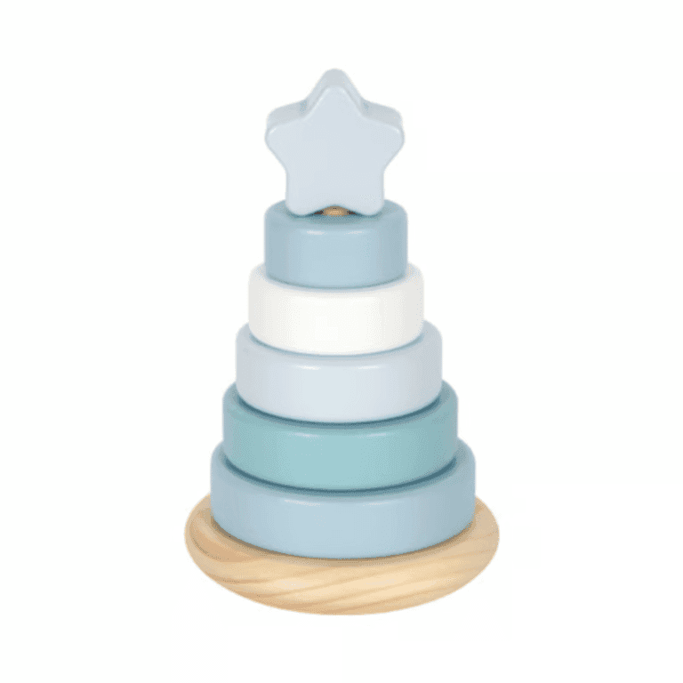 Small Foot Torre Impilabile in Legno Blu
