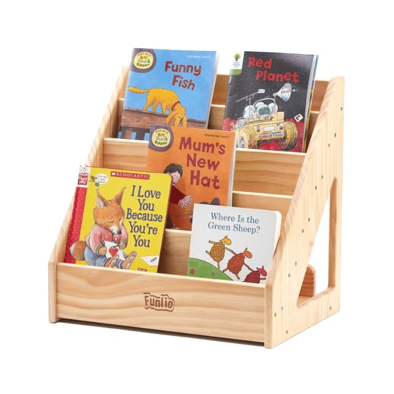 FUNLIO Front Facing Bookshelf