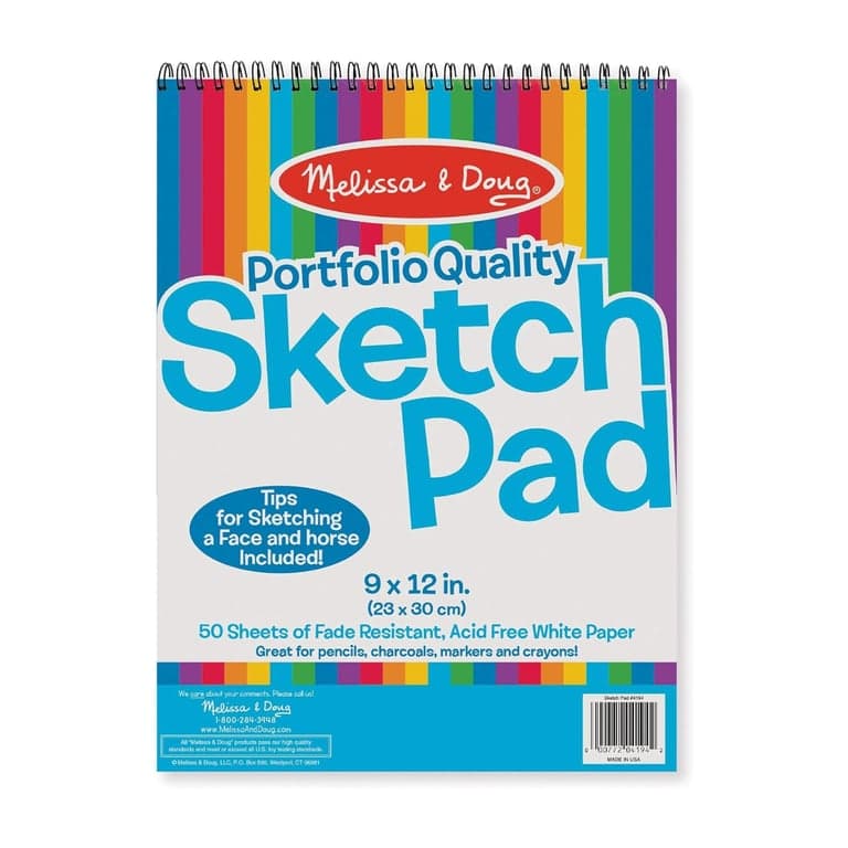 Melissa & Doug Sketch Pad 9 x 12 Inches