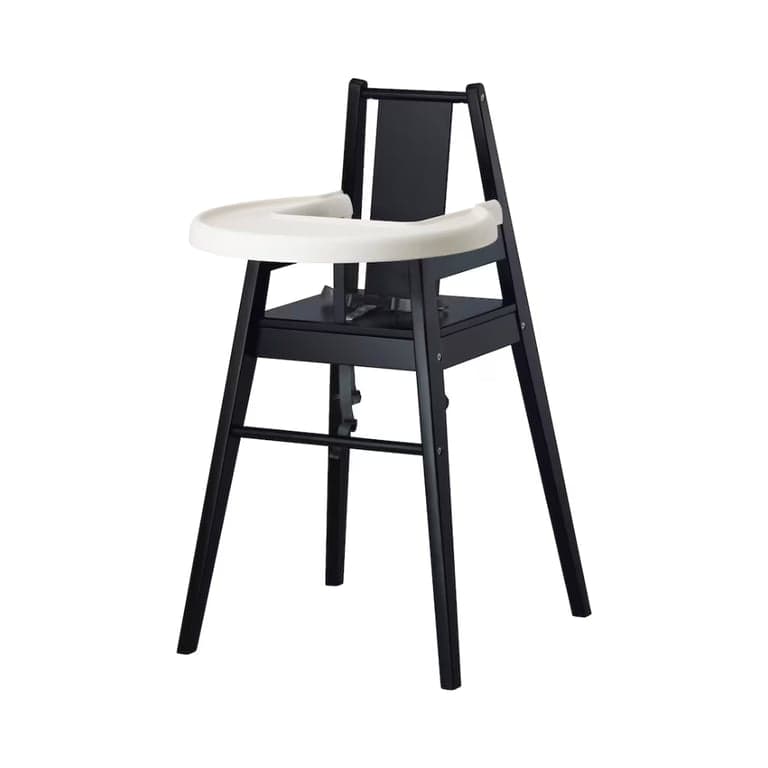 IKEA BLÅMES High Chair With Tray Black