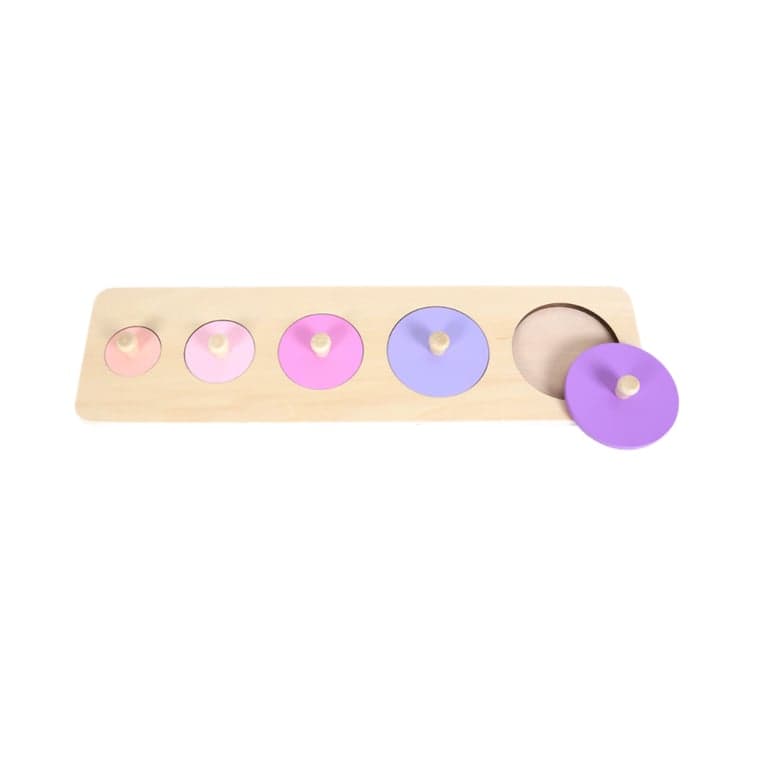 Educare 5 Cerchi Puzzle con Pomelli