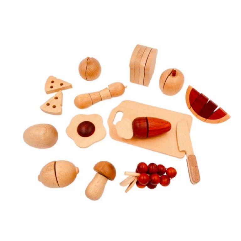 Green Elephant Home and Toys Cutting Toy Fruits and Vegetables