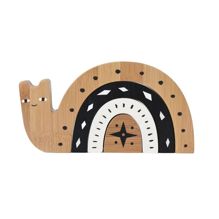 Wee Gallery Bamboo Arch Stacker Snail