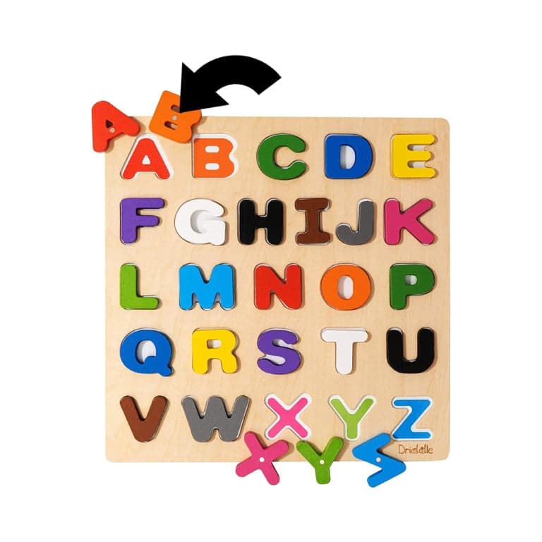 Driddle4Little Magnetic Wooden Educational ABC Puzzle