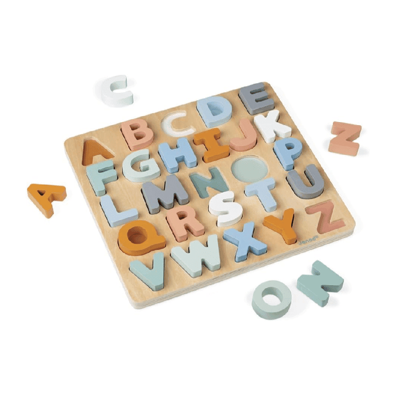 Janod Alphabet Puzzle With Chalkboard