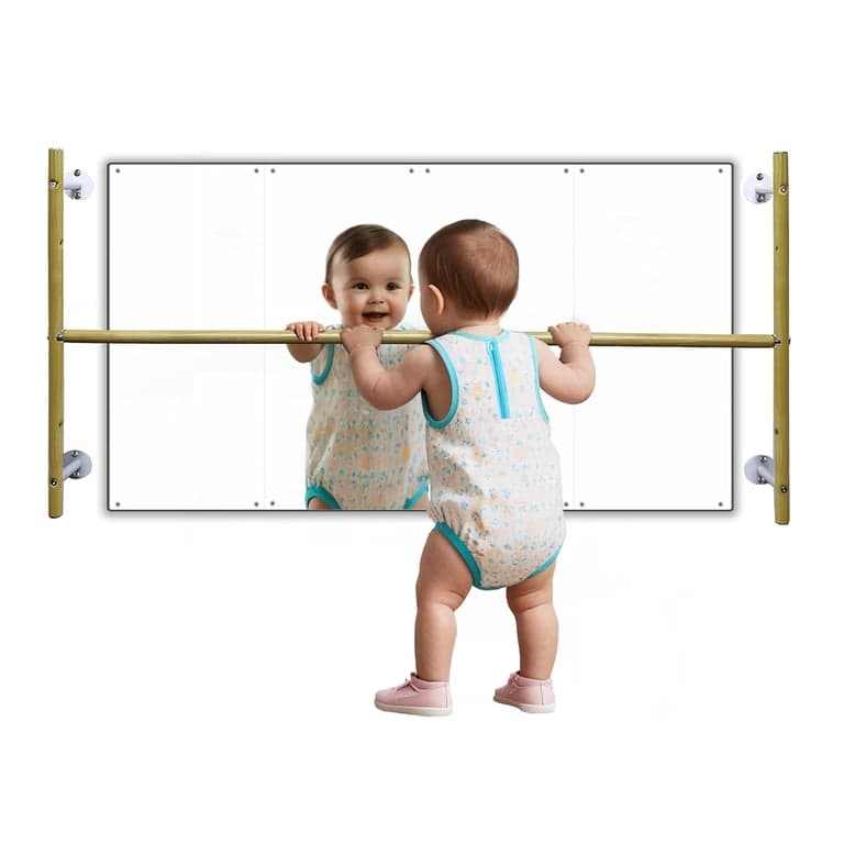 Pull and Stair Montessori Coordination Mirror Set 