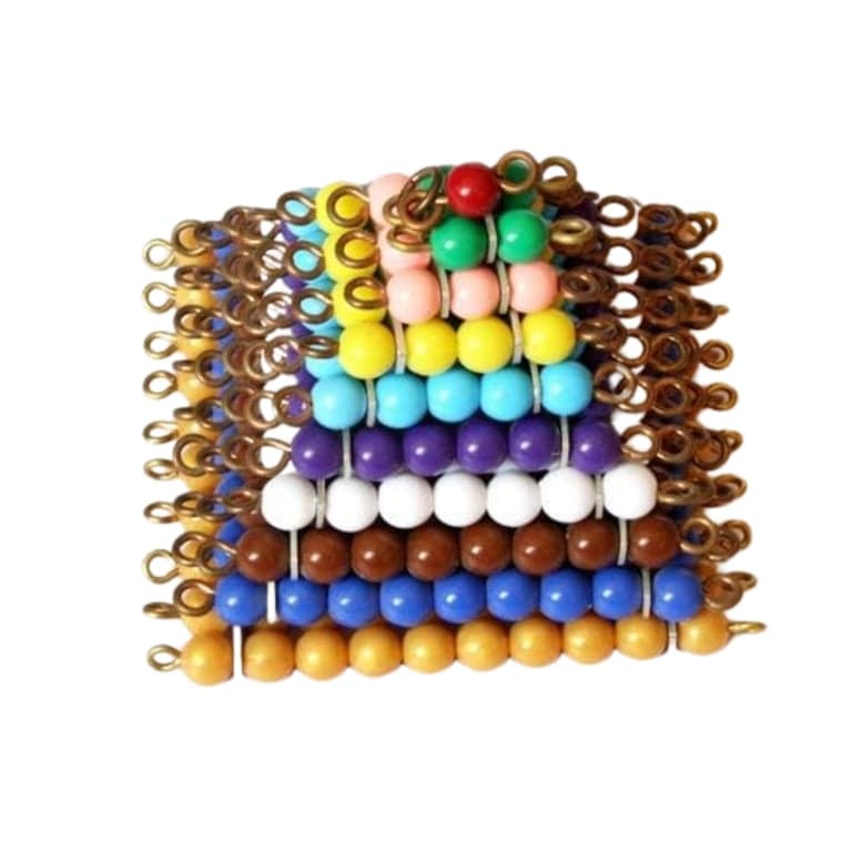 Elite Montessori Colored Bead Squares