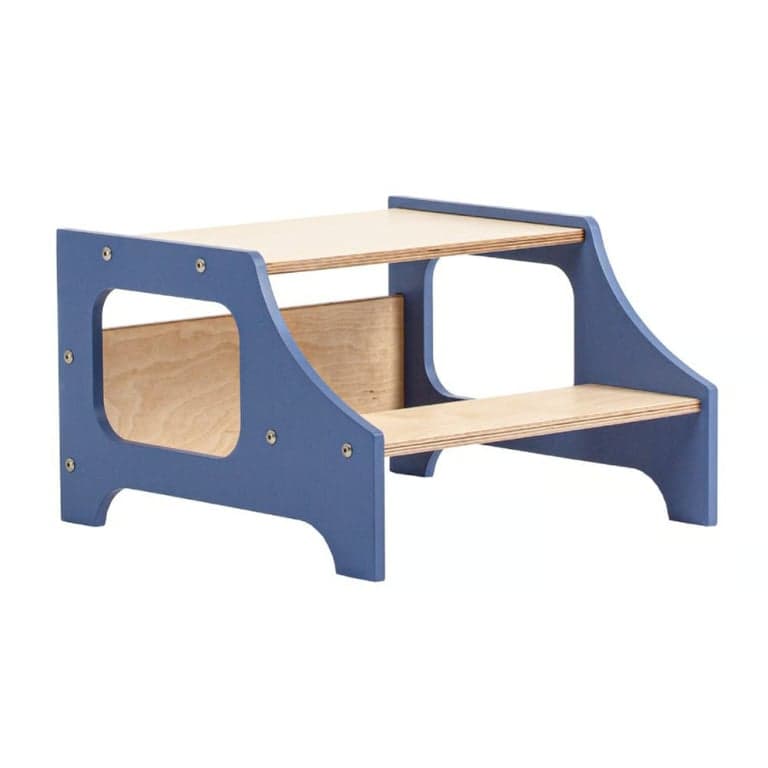 Duck Woodworks Shop Sgabello Blu
