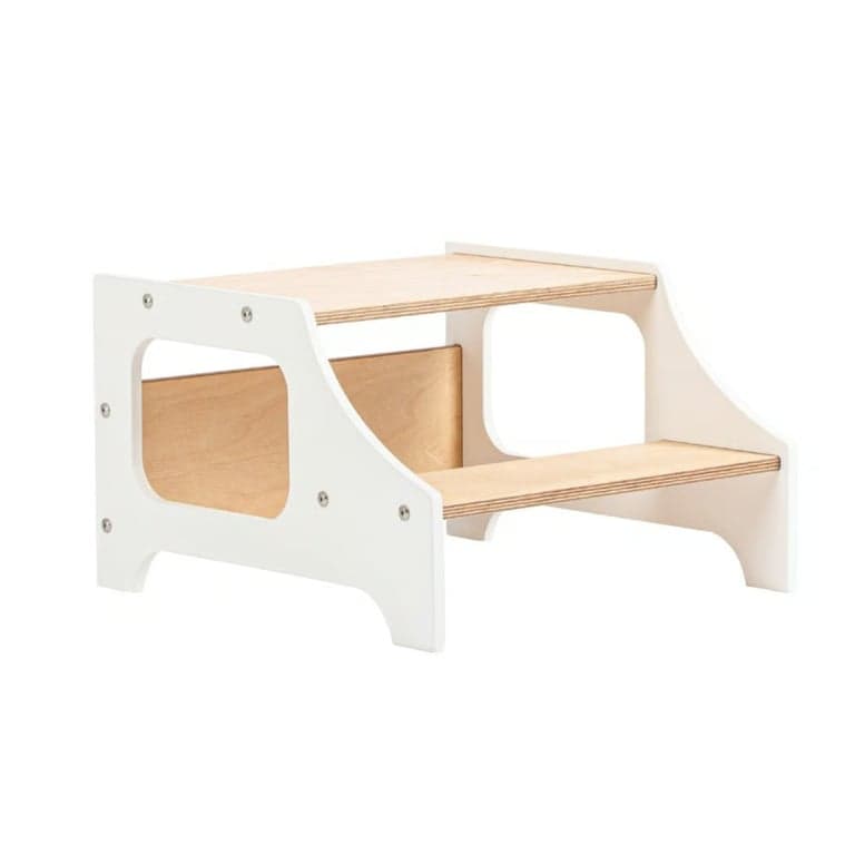 Duck Woodworks Shop Sgabello Bianco