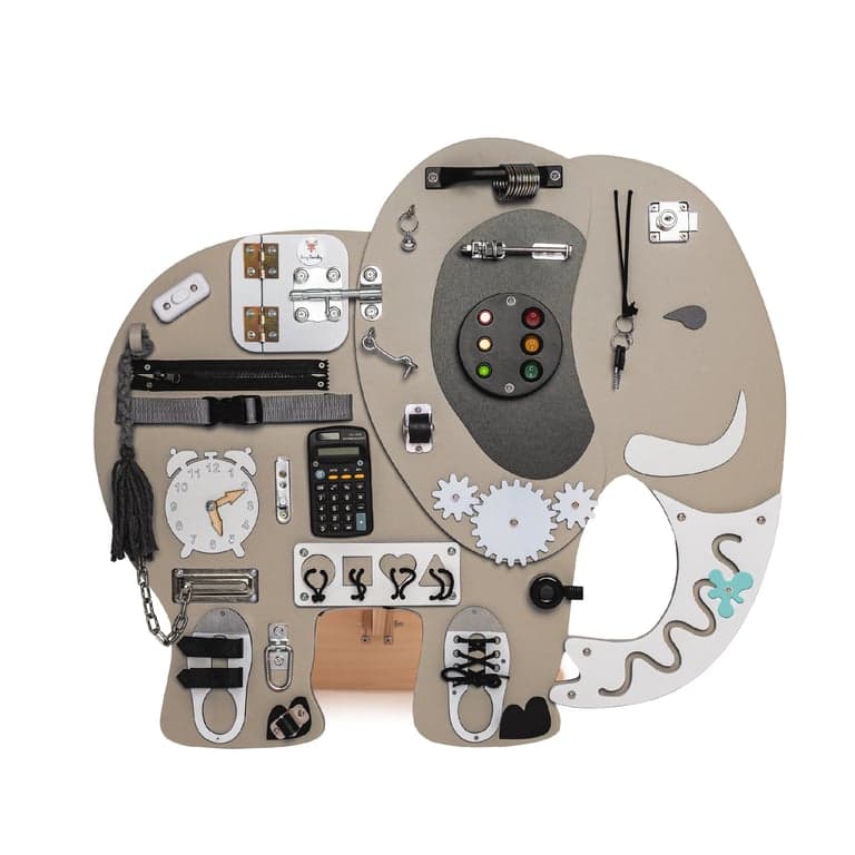 Foxy Family Busy Board Kostek l'Elefante Senza Nome Con Supporto