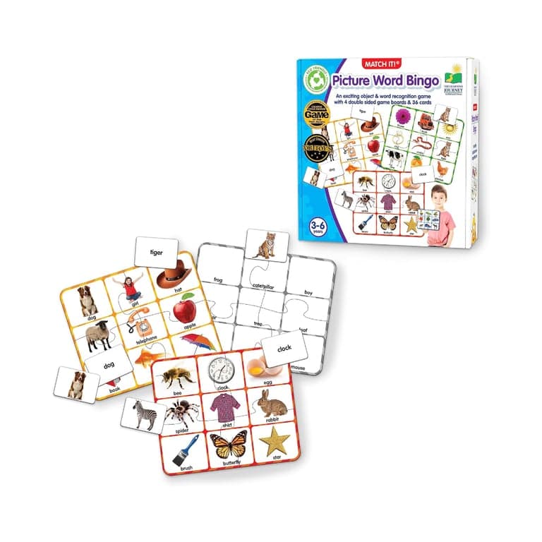 The Learning Journey Match It! Bingo Picture Word