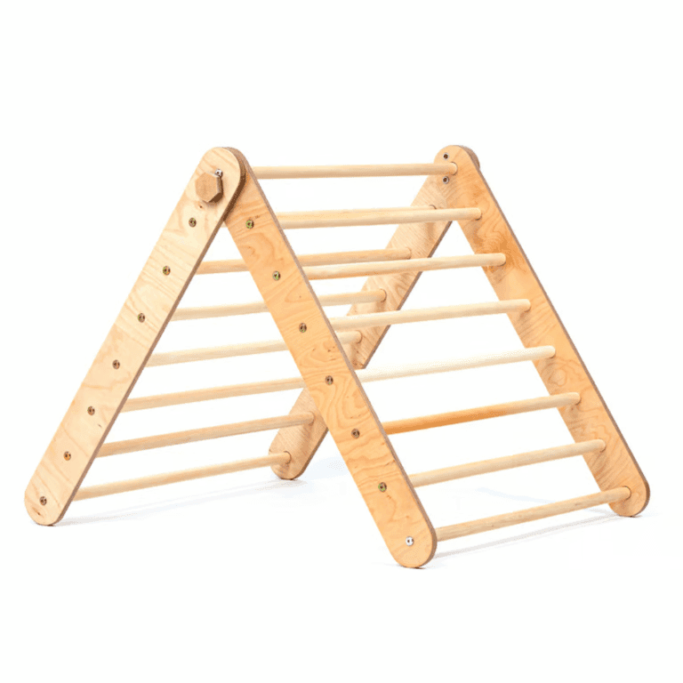 Duck Woodworks Shop Triangolo da Arrampicata in Legno Naturale