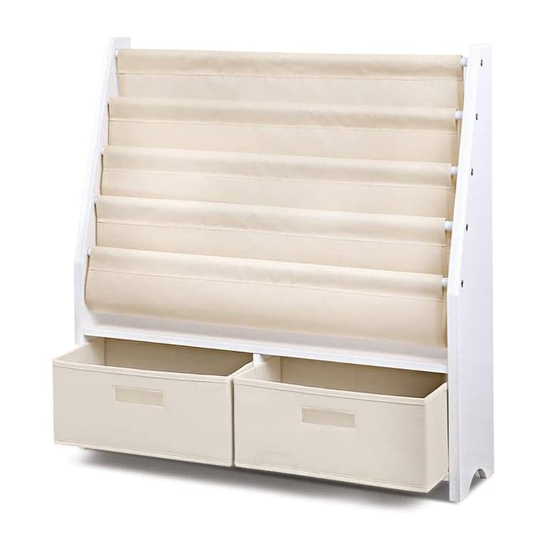 Artiss Keezi Front-facing Sling Bookshelf With Storage