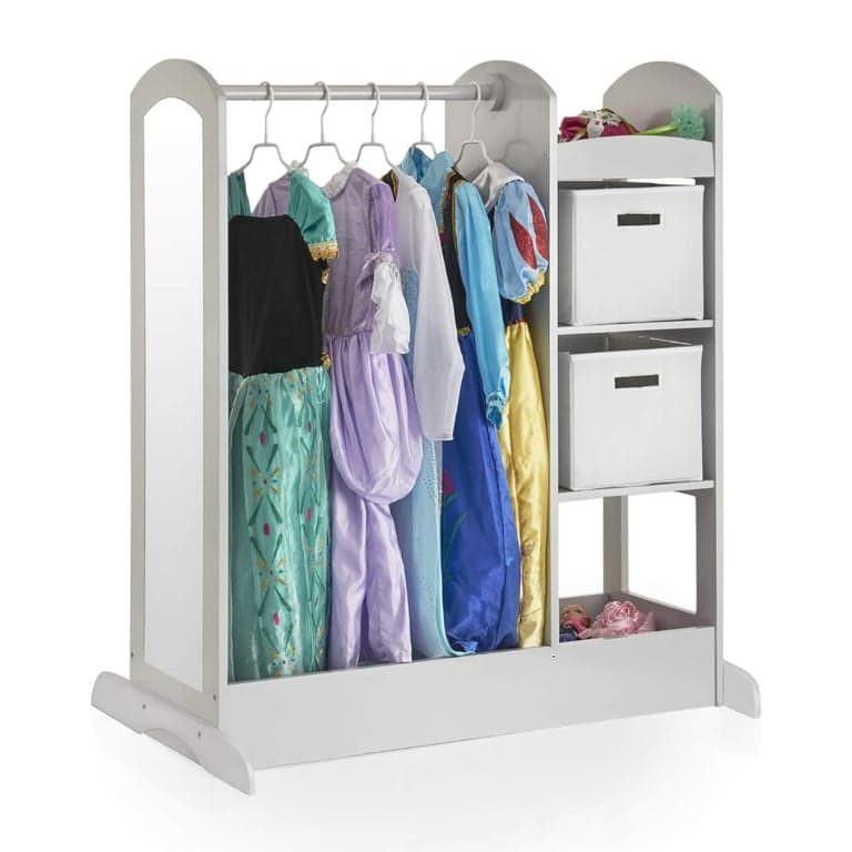 Guidecraft See and Store Dress-Up Center Gray