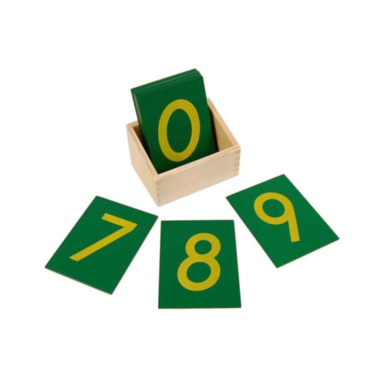 Kid Advance Montessori Toddler Sandpaper Numbers With Box