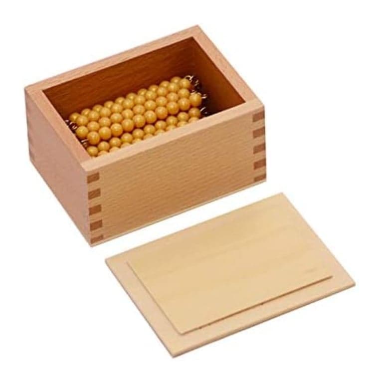 Elite Montessori 45 Golden Bead Bars of 10 With Box