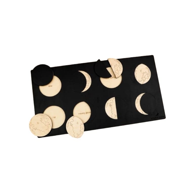 Stuka Puka Moon Phase Wooden Puzzle