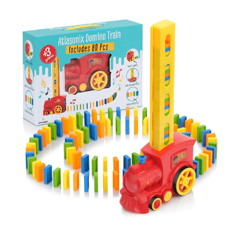Atlasonix Domino Games With Train 160 Blocks