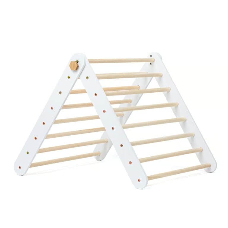 Duck Woodworks Shop Triangolo da Arrampicata Bianco