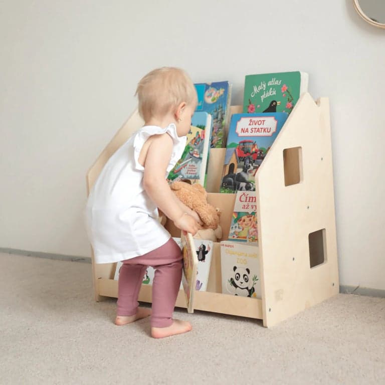 Busy Kids Libreria Verniciata