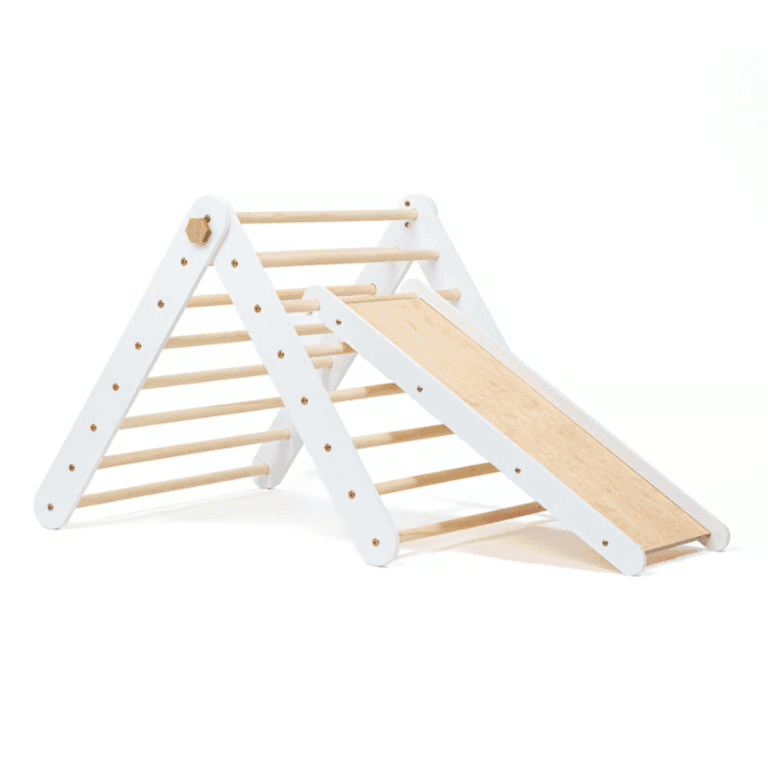 Duck Woodworks triangolo da Arrampicata con Scivolo Bianco
