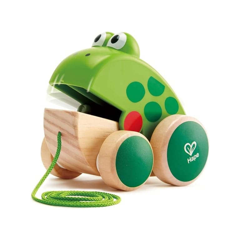 Hape Pull Along Toy Frog