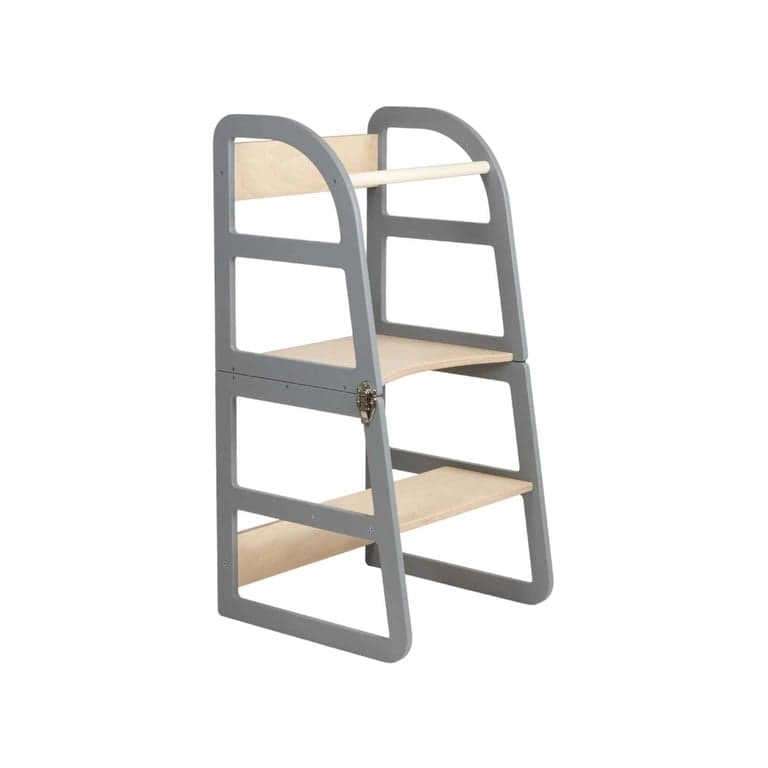 Lumbary Torre da cucina trasformabile Sleekstep grigia
