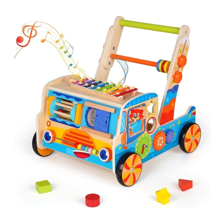 Astraio Wooden Push Walker