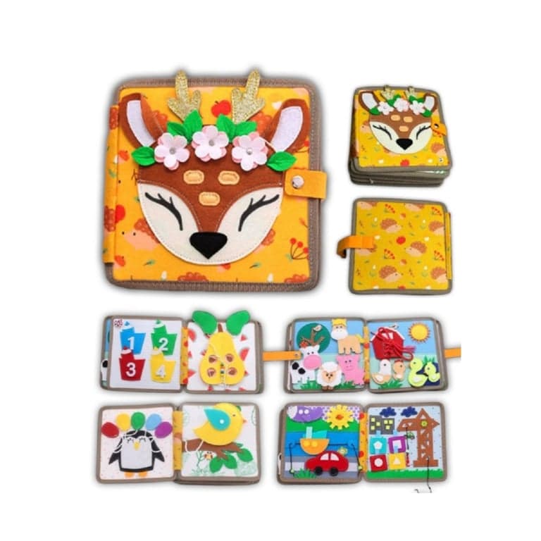 Joymaxx Felt Busy Book Cervo