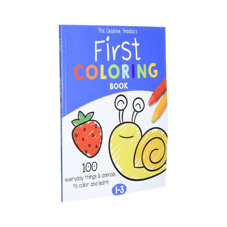 Imagi Press 100 Everyday Things and Animals Coloring Book Paperback