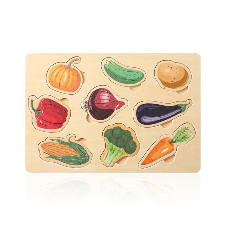 Wonder Space Wooden Puzzle Vegetable